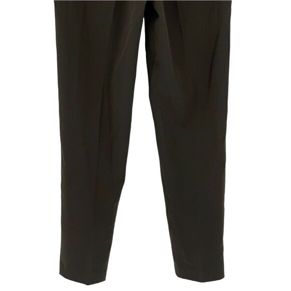Vero Moda Isabel High Rise Tapered Pleated Pant Women 38/32 Dark Green NWT - Picture 6 of 8